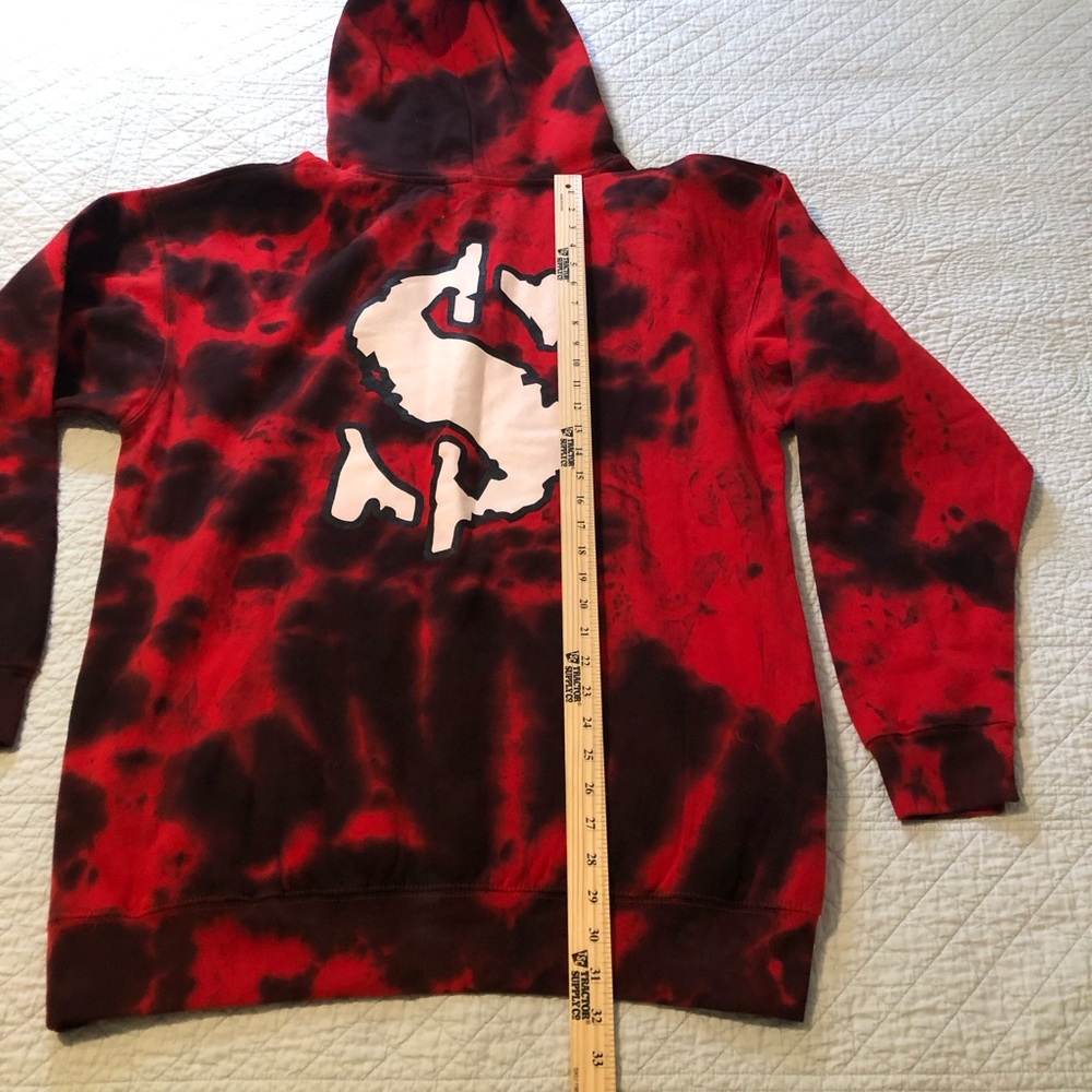 Just Cash tie dye hoodie. Size XL. - Picture 7 of 10